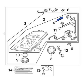 Nissan OE - Rear Turn Signal Light Bulb