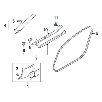 Nissan OE - Door Sill Plate Clip