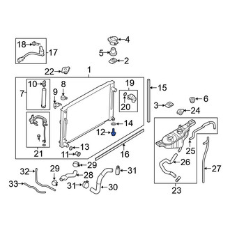 Nissan OE - Lower Radiator Drain Plug