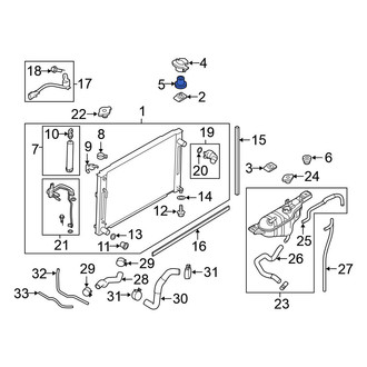 Nissan OE - Upper Radiator Insulator