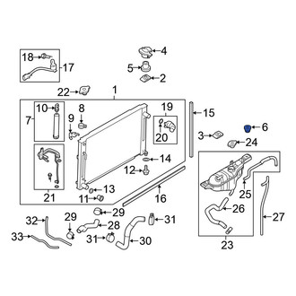 Nissan OE - Upper Radiator Insulator
