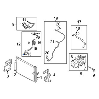 Nissan OE - A/C Refrigerant Line O-Ring