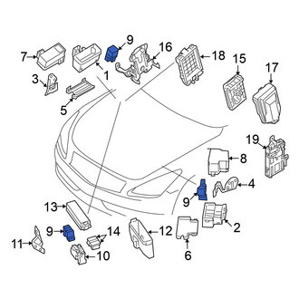 Nissan OE - Engine Cooling Fan Motor Relay