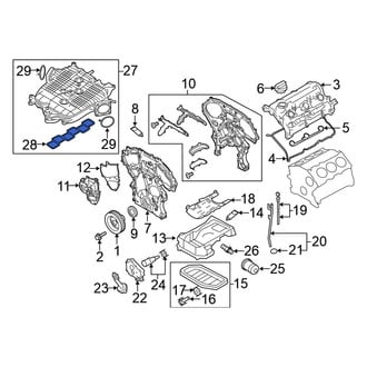 Nissan OE - Lower Engine Intake Manifold Gasket