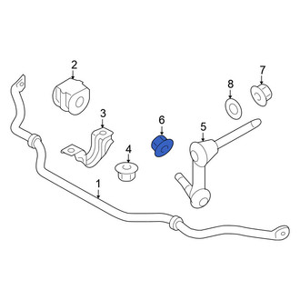 Nissan OE - Suspension Stabilizer Bar Bracket Nut
