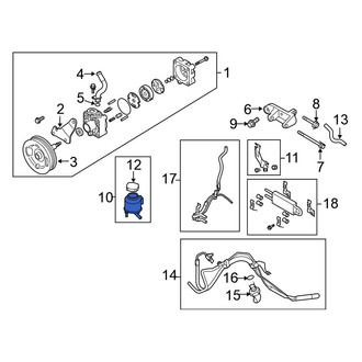 Nissan OE - Power Steering Reservoir