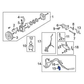 Nissan OE - Front Power Steering Pressure Sensor