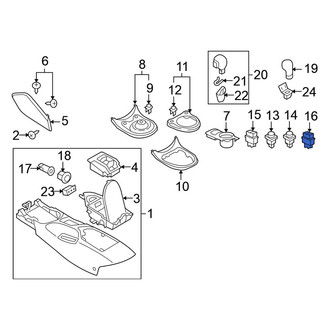 Nissan OE - Convertible Top Switch