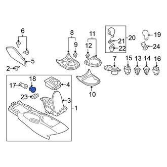 Nissan OE - Rear 12 Volt Accessory Power Outlet Housing