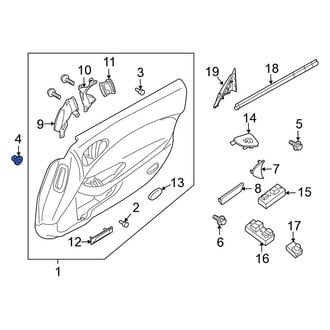 Nissan OE - Door Interior Trim Panel Grommet