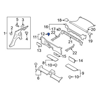 Nissan OE - Door Interior Trim Panel Retainer