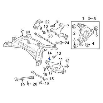 Nissan OE - Rear Alignment Camber Adjusting Eccentric