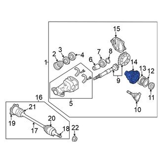 Nissan OE - Rear Differential Carrier