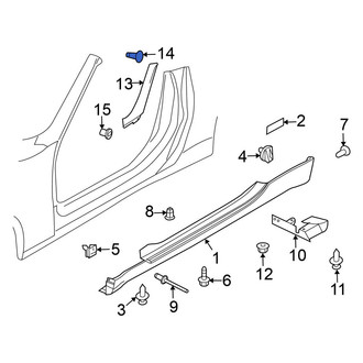 Nissan OE - Windshield Molding Grommet