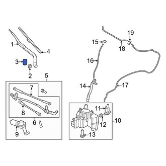 Nissan OE - Front Wiper Arm Cover