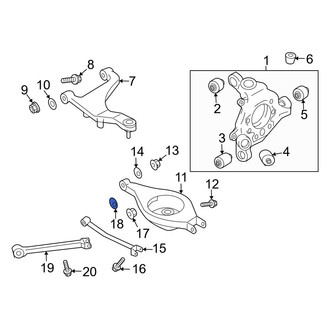 Nissan OE - Rear Alignment Camber Adjusting Eccentric