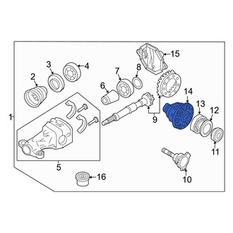 Nissan OE - Rear Differential Carrier