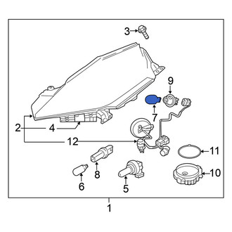 Nissan OE - Front Parking Light Bulb