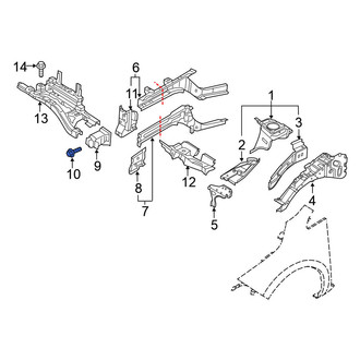 Nissan OE - Fuel Tank Strap Bolt
