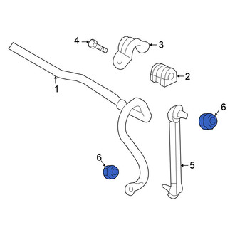 Nissan OE - Suspension Stabilizer Bar Link Nut