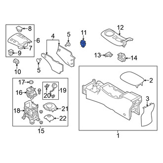 Nissan OE - Rear Right Seat Heater Switch
