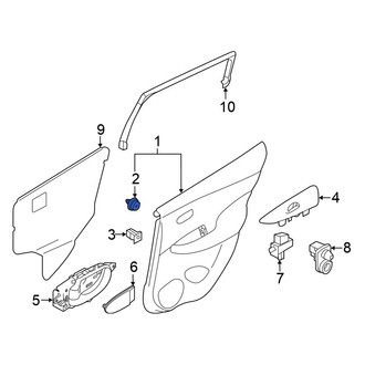Nissan OE - Roof Opening Trim Clip