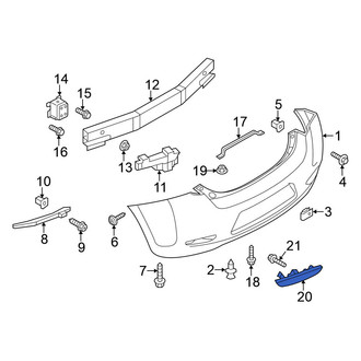 Nissan OE - Rear Left Reflector Panel