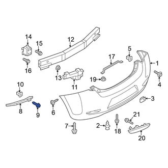 Nissan OE - Bumper Cover Screw