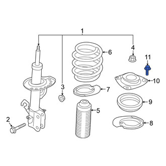 Nissan OE - Suspension Strut Mount Bolt