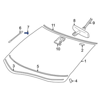 Nissan OE - Quarter Panel Molding Clip