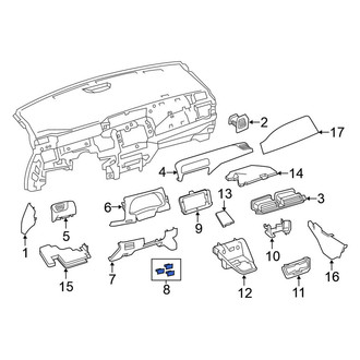Nissan OE - Instrument Panel Knee Bolster Cap