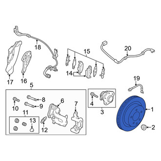 Nissan OE - Rear Disc Brake Rotor