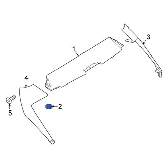 Nissan OE - Liftgate Finish Panel Nut