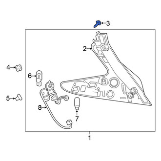 Nissan OE - Tail Light Bolt