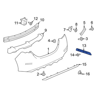 Nissan OE - Rear Left Reflector Panel