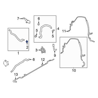 Nissan OE - Drive Motor Inverter Radiator Hose Clamp