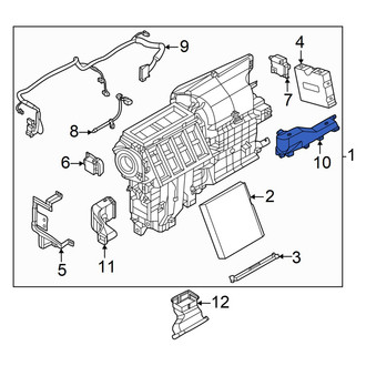 Nissan OE - Front Right Lower Instrument Panel Air Duct