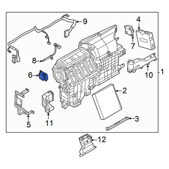 Nissan OE - Front Left HVAC Defrost Mode Door Actuator