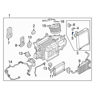 Nissan OE - Lower A/C Evaporator Core O-Ring