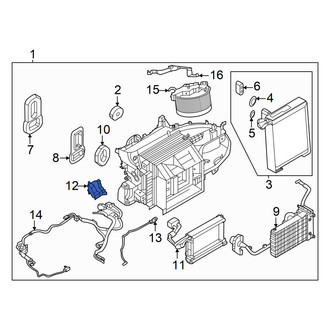 Nissan OE - Front HVAC Blend Door Actuator