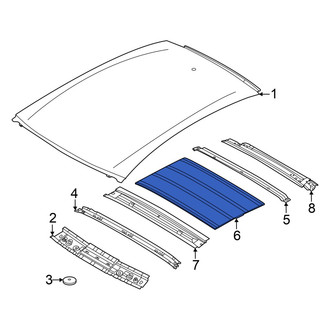 Nissan OE - Center Roof Header Panel