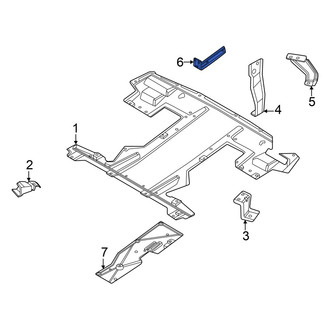 Nissan OE - Floor Pan Splash Shield Brace