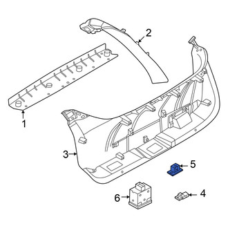 Nissan OE - Rear Liftgate Latch Release Switch