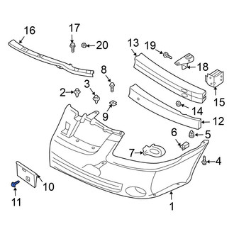 Nissan OE - Bumper Step Pad Screw