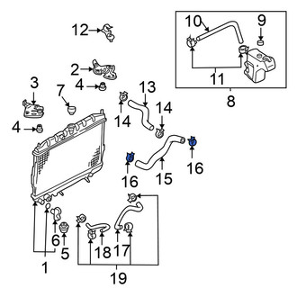 Nissan OE - Radiator Hose Clamp
