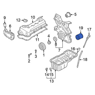 Nissan OE - Engine Oil Filter
