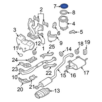Nissan OE - Rear Rearward Catalytic Converter Gasket