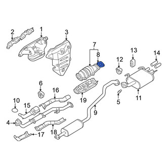 Nissan OE - Rear Rearward Catalytic Converter Gasket