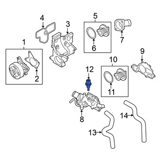 Nissan OE - Engine Coolant Temperature Sensor