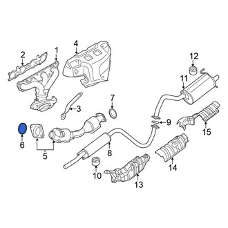 Nissan OE - Front Exhaust Muffler Gasket